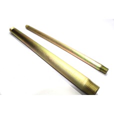 MS Barrel Pipe Nipple Round Heavy Duty Perfect Thread (LENGTH:300mm 12" Long)